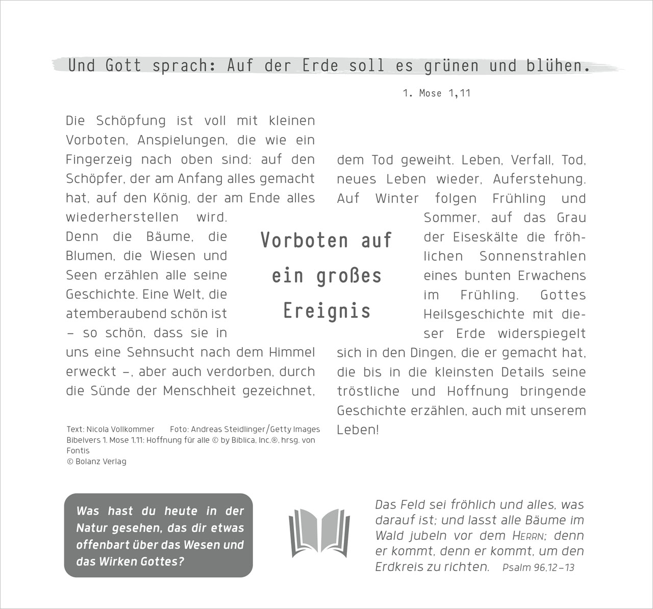 Ich bin der Weg 2027 – Wandkalender