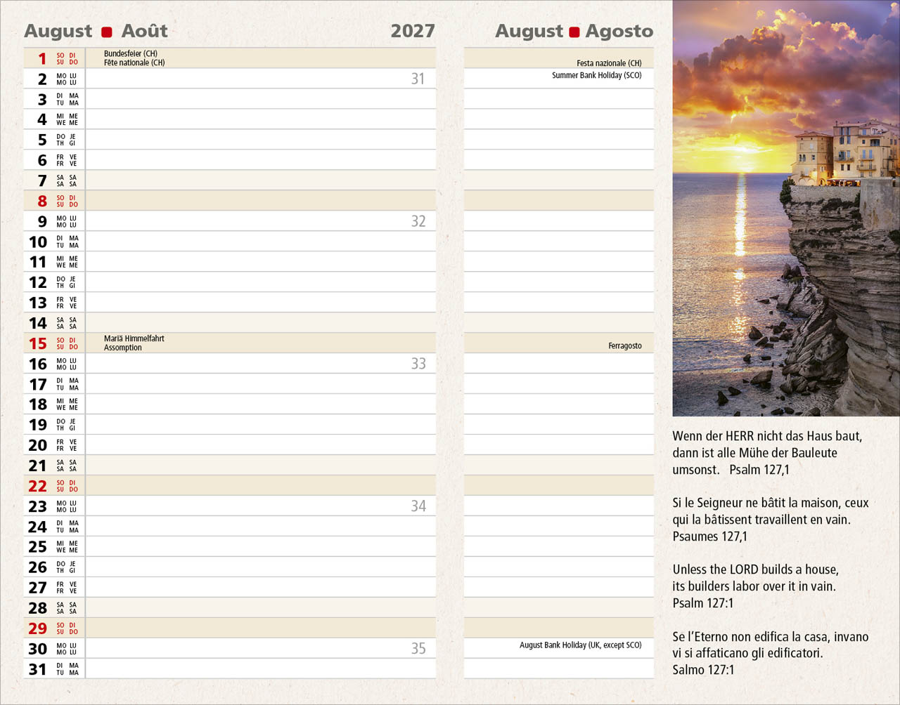 Agenda 2027 – Taschenagenda