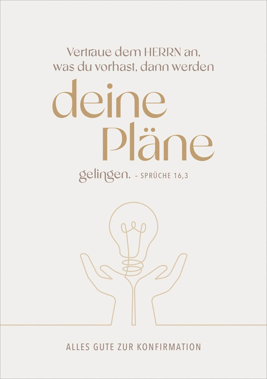 Faltkarte Konfirmation