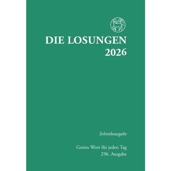 Losungen 2026 grün, Schreibausgabe