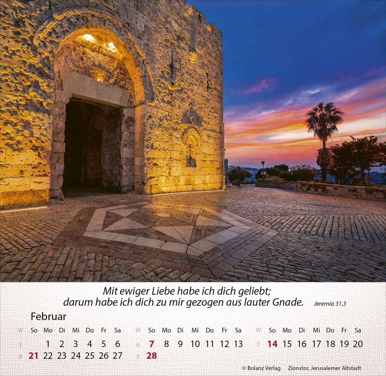 Israel Shalom 2027 – Tischkalender