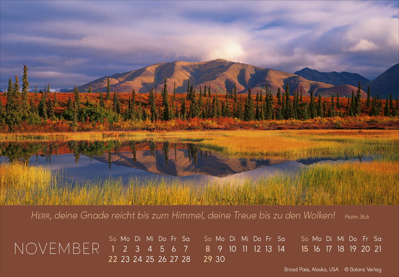 Ewigkeit in Herzen 2026 - Panoramakalender