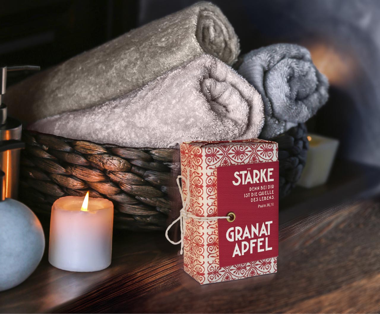 Schafmilchseife Stärke | Granatapfel