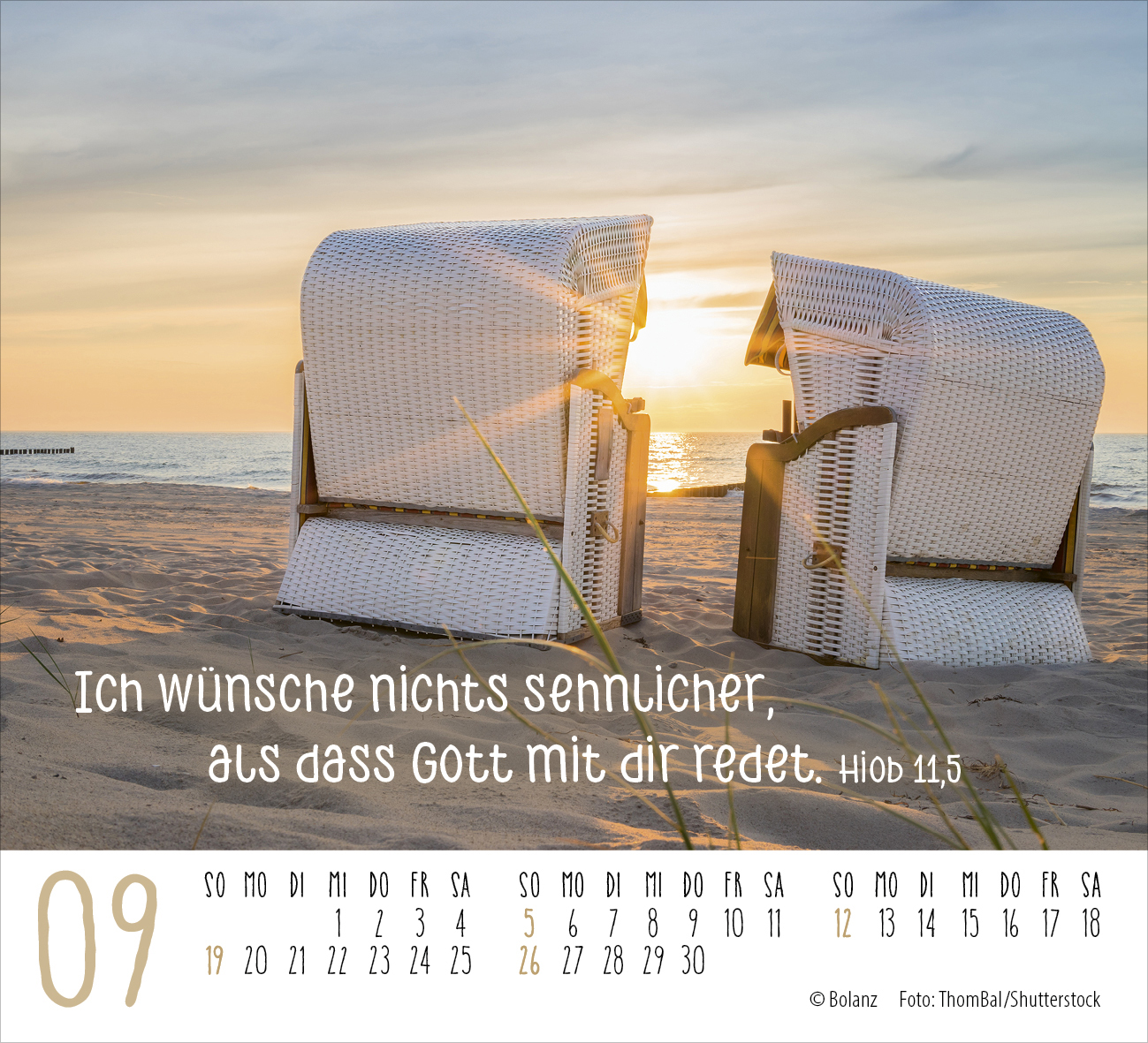 Atempause – Wohin du auch gehst 2027 – Minikalender