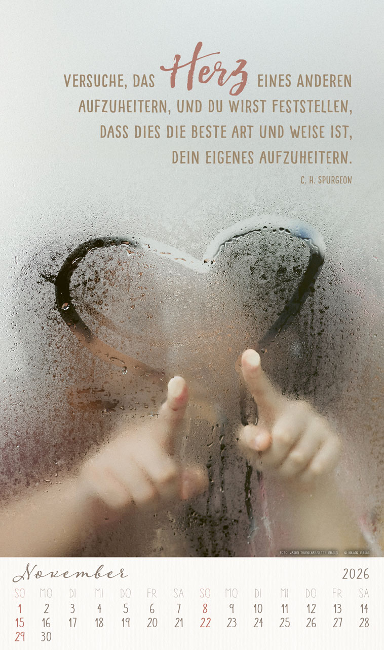 Mit Seiner Kraft 2026 - Posterkalender