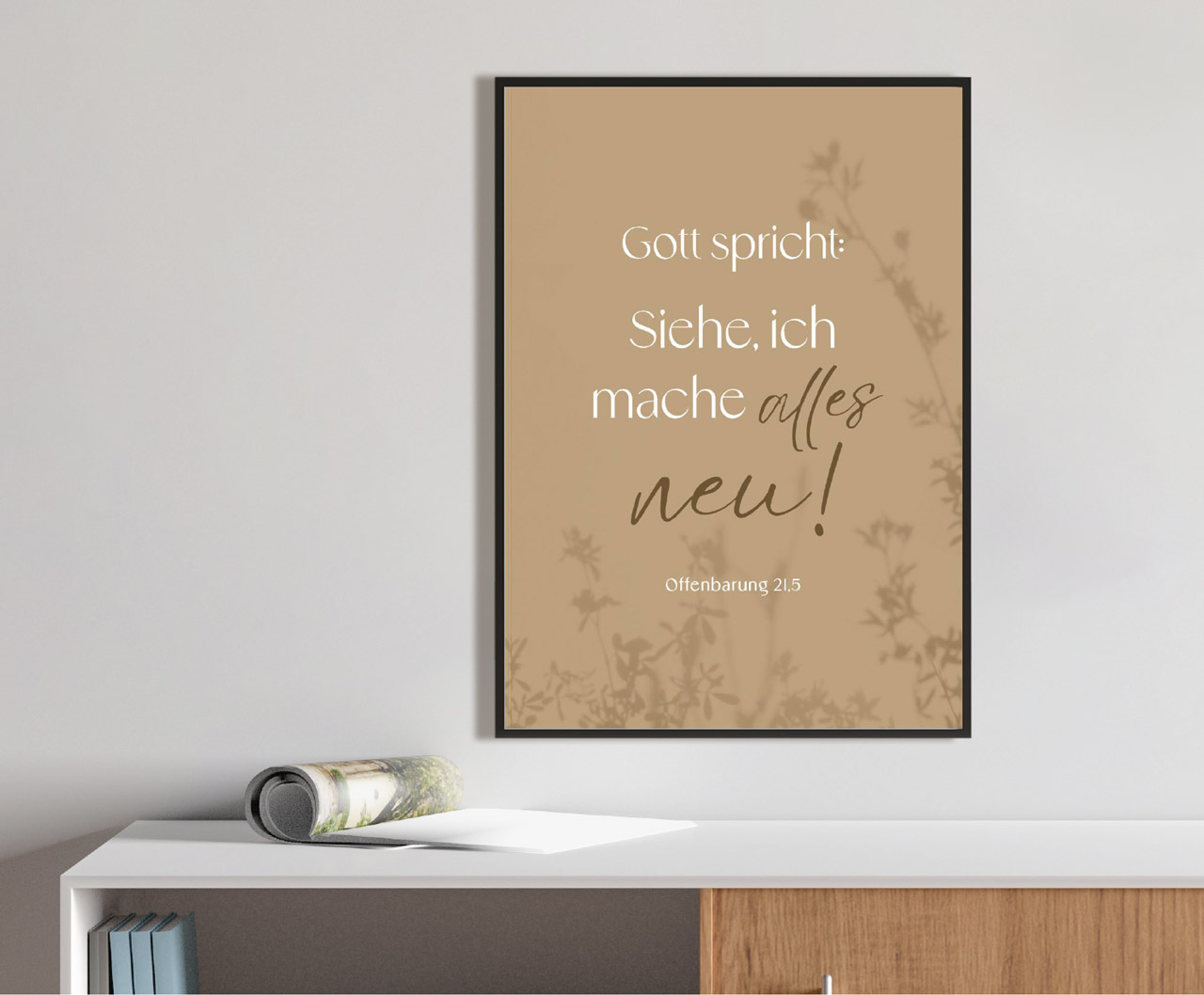 Poster Jahreslosung 2026 Schattenspiel A2