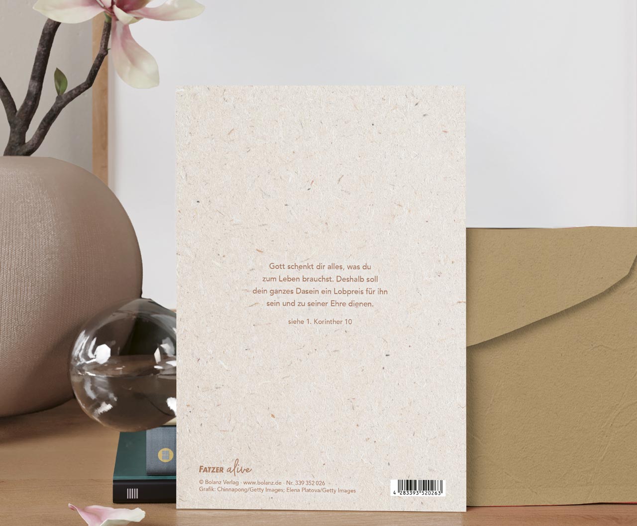 Faltkarte Segenswünsche zum Geburtstag