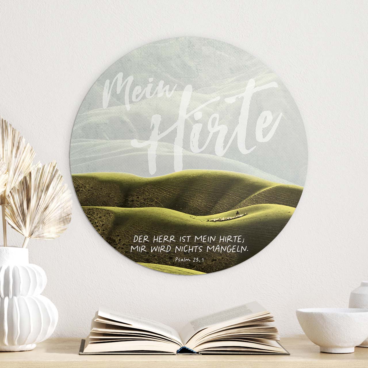 Wandschmuckbild Hirte 40 cm