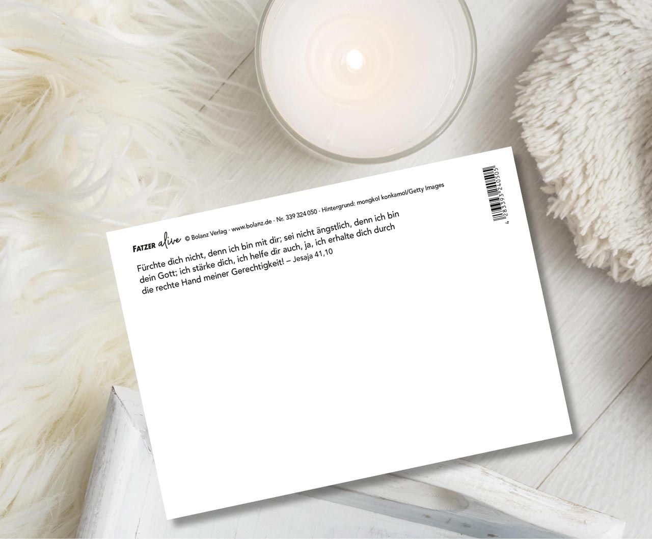 Postkarte Leg Alles in Gottes Hand