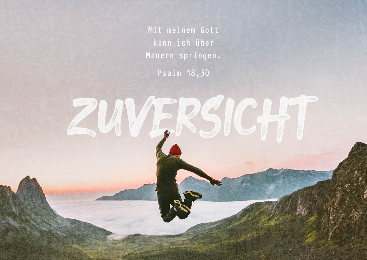 Postkarte Zuversicht