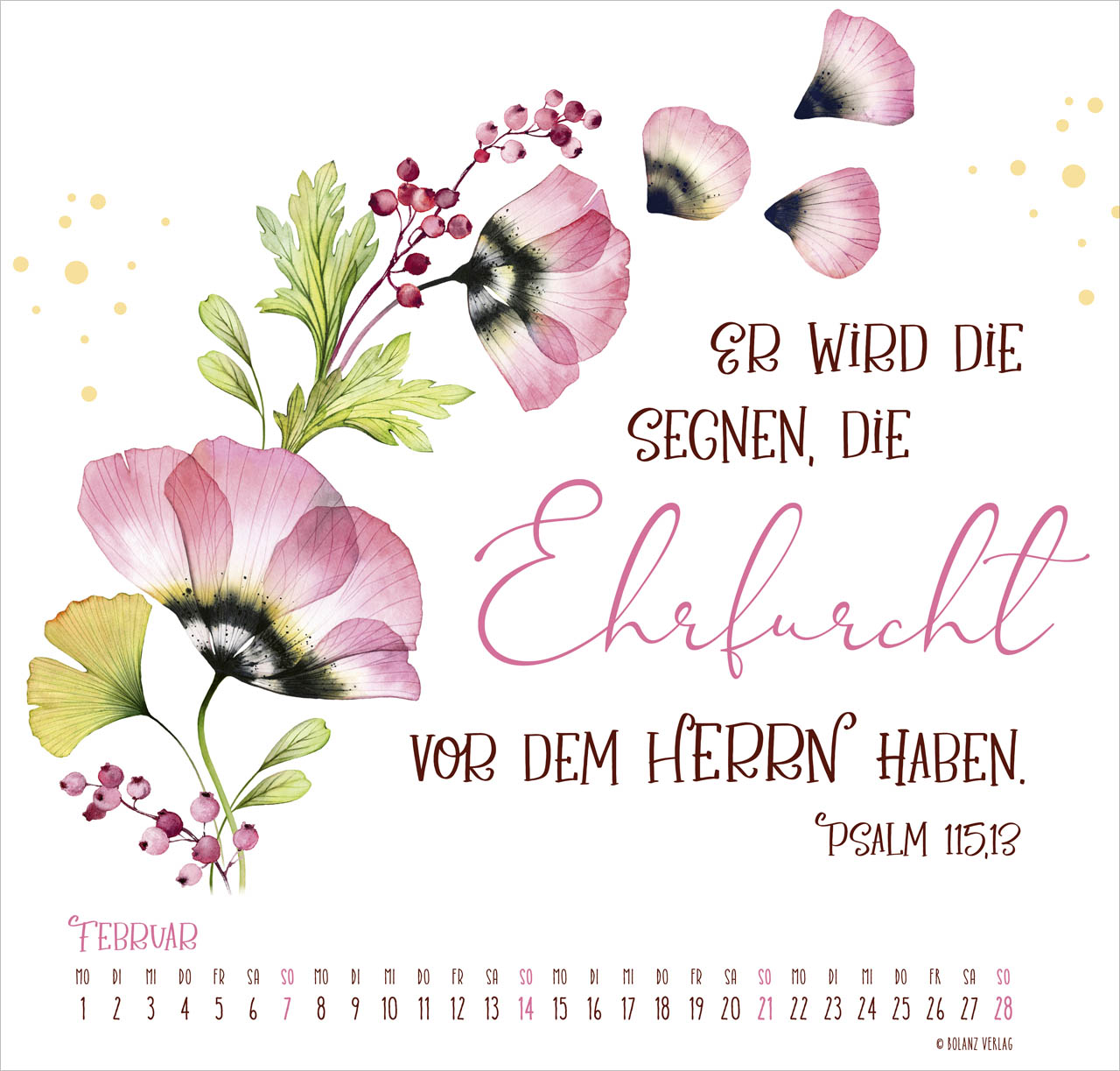 Gesegnet Tag für Tag 2027 – Posterkalender
