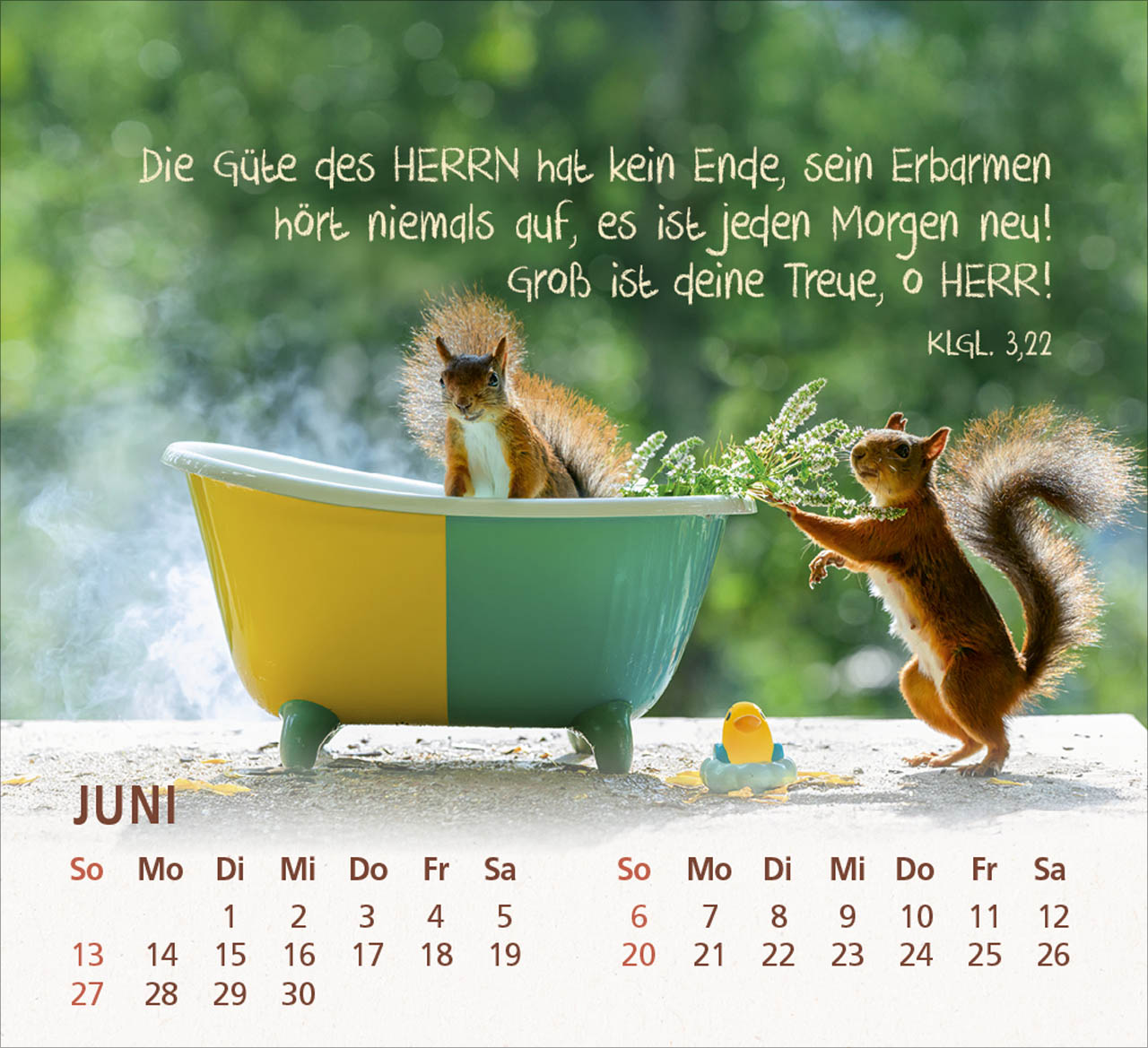Du bist meine Freude 2027 – Tischkalender