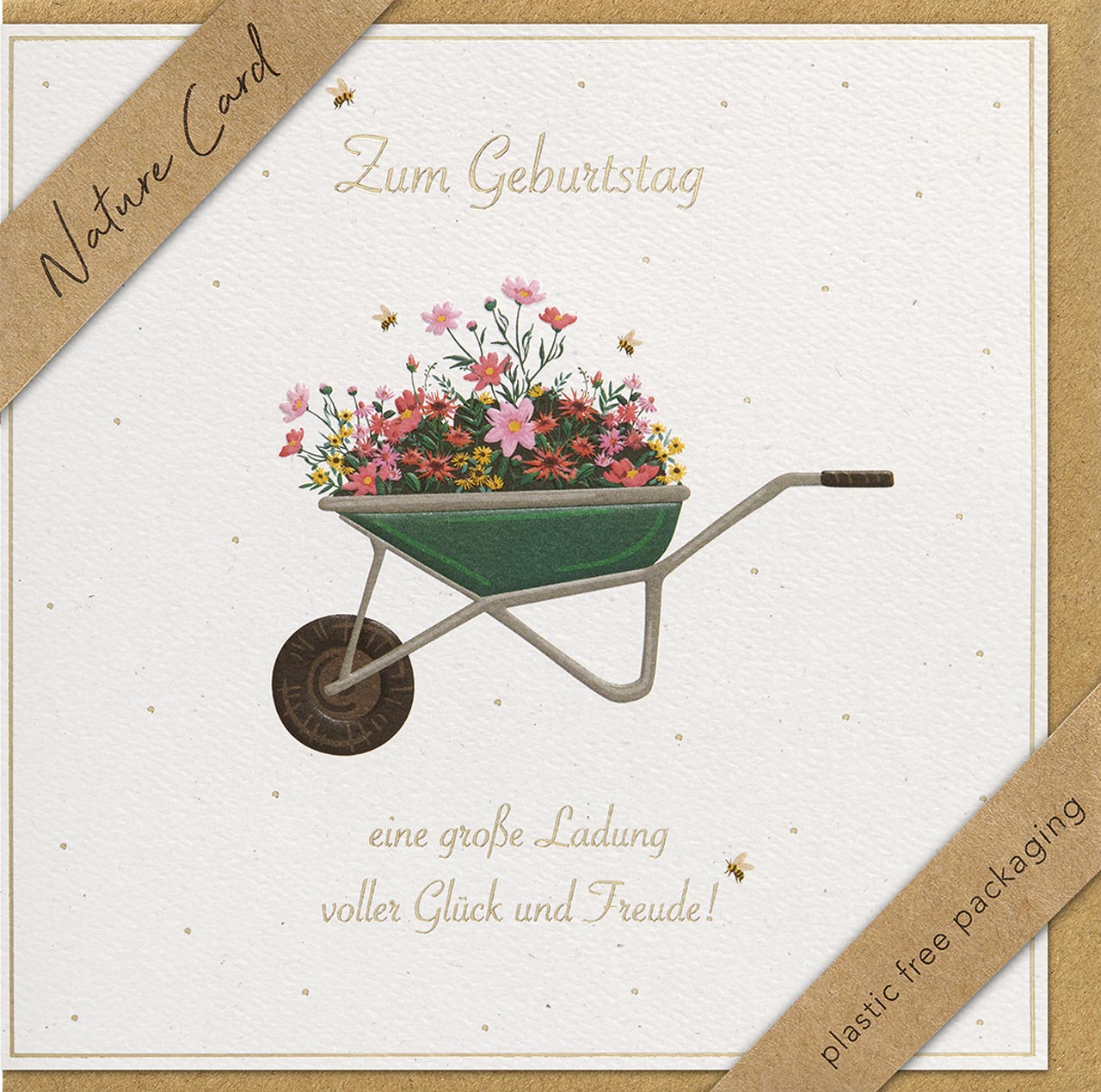 Faltkarte Zum Geburtstag eine große Ladung