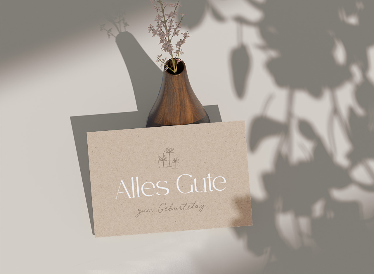 Postkarte Alles Gute zum Geburtstag