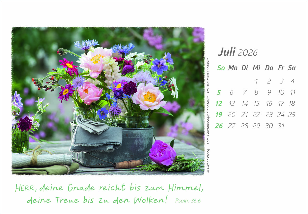 Die Güte Gottes preisen 2026 - Tischkalender