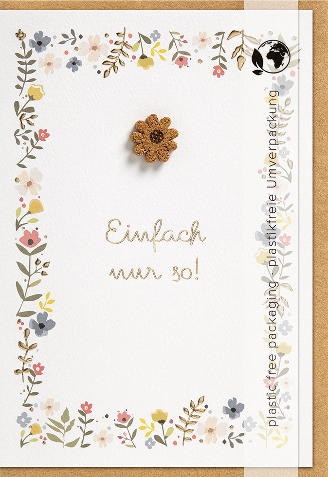 Faltkarte Einfach nur so