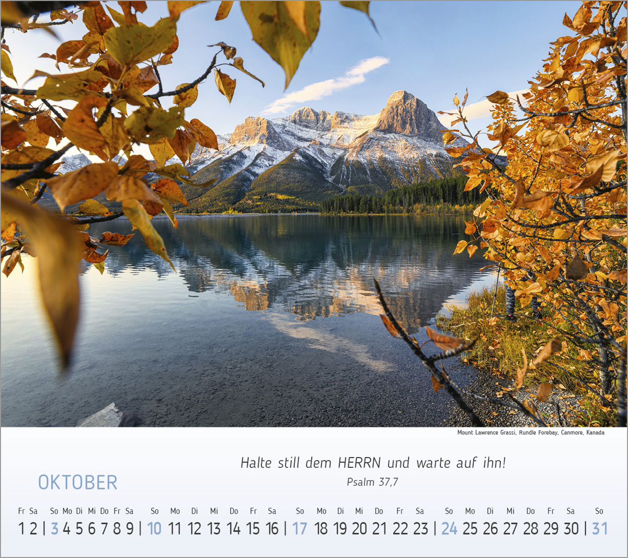 Wunderbare Bergwelt 2027 – Tischkalender
