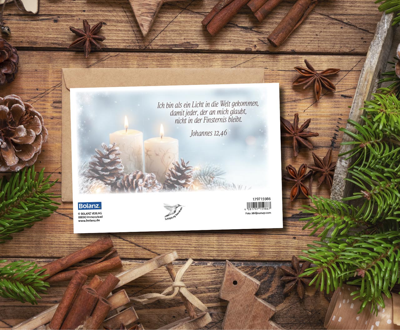 Faltkarte Herzliche Weihnachtsgrüße