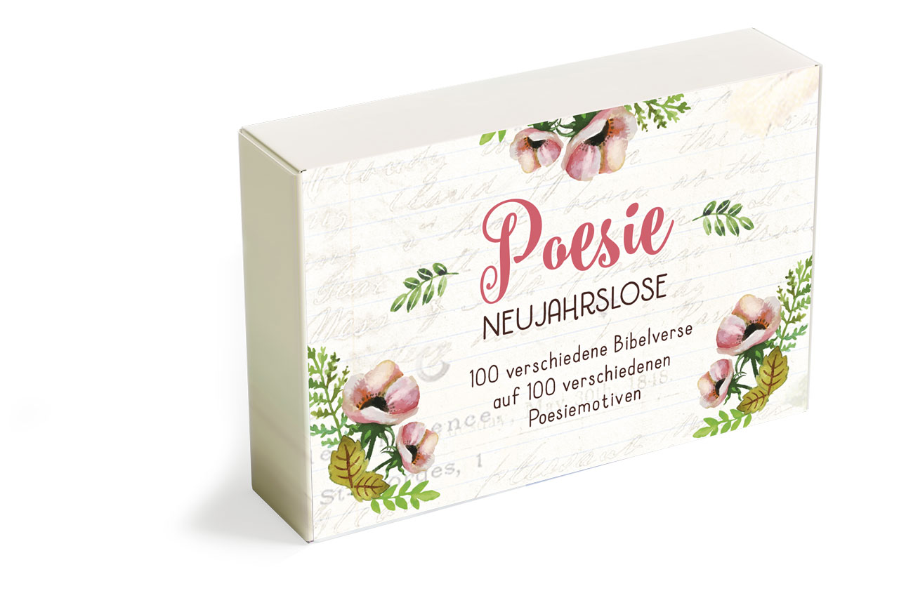 Neujahrslose mit Poesiemotiven