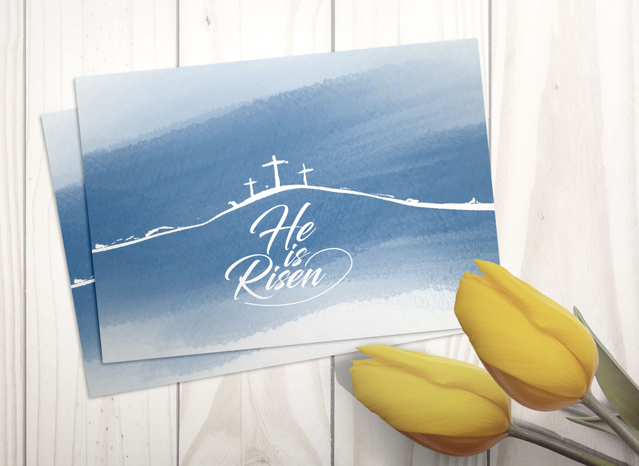 Postkarte He is Risen