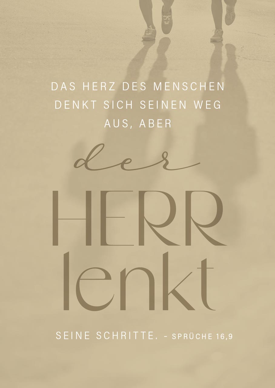 Postkarte Der Herr lenkt