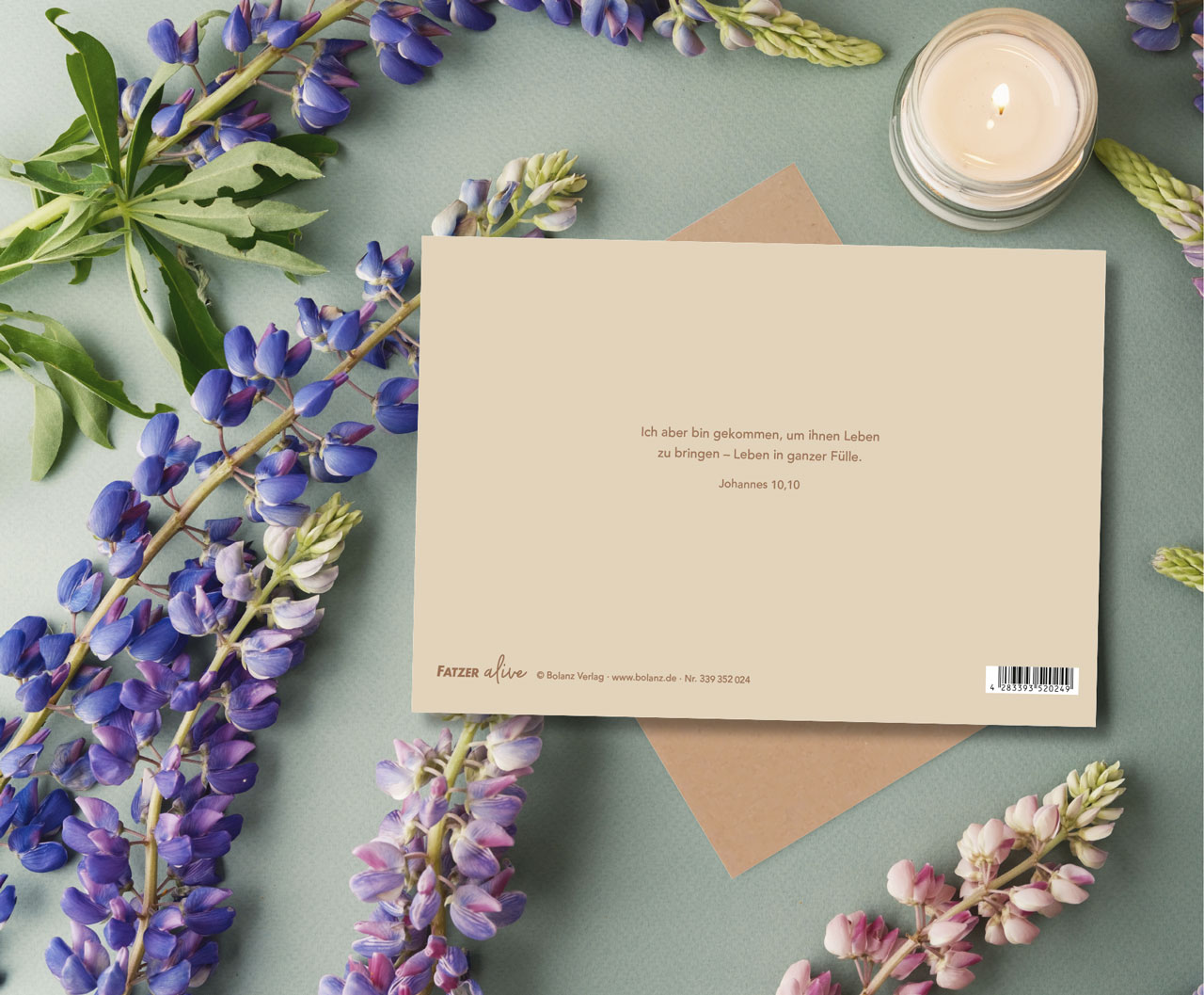 Faltkarte Gottes Geschenk an Dich