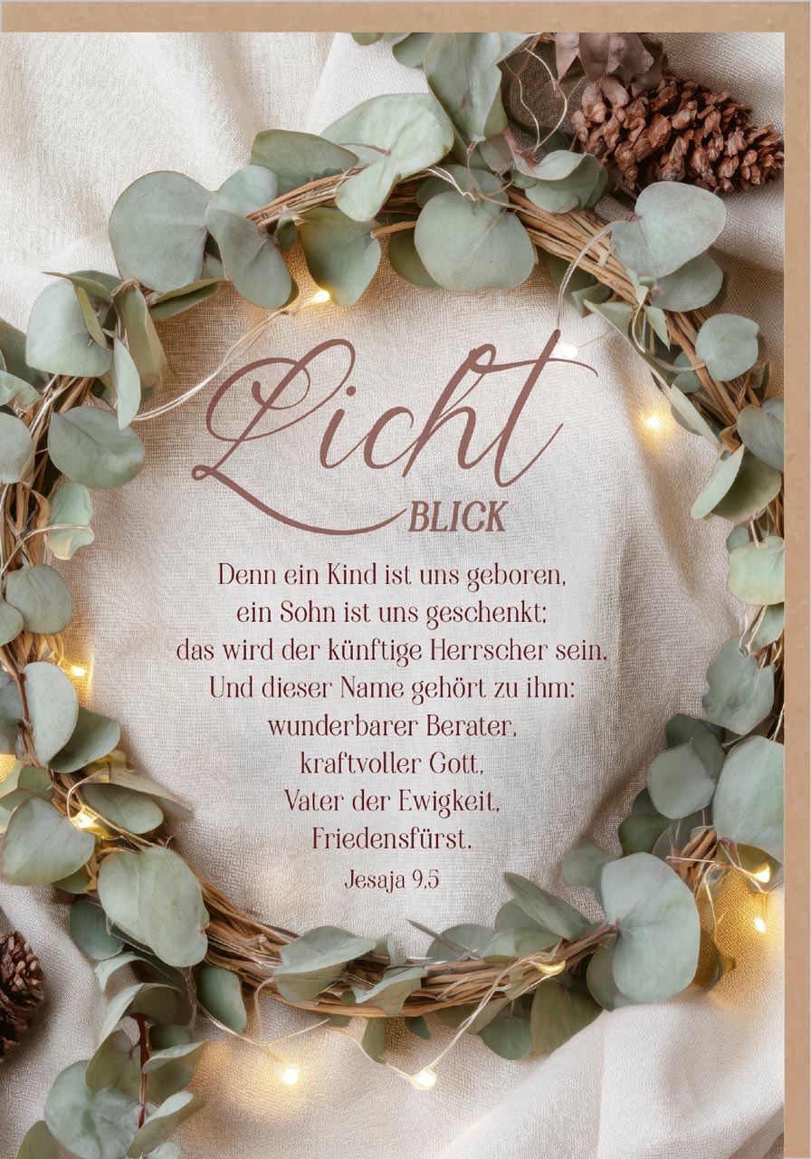 Faltkarte Lichtblick