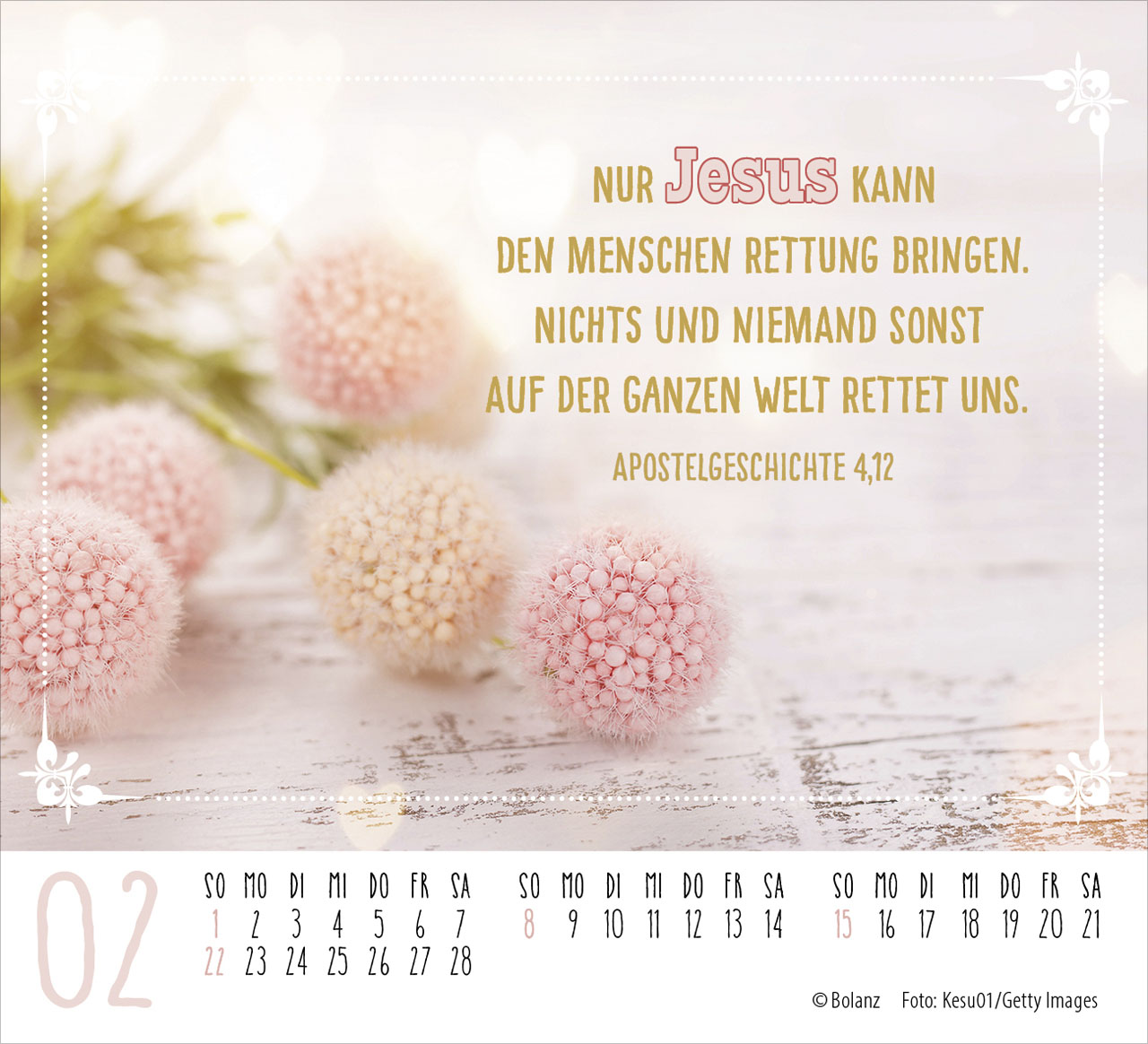 Worte von Herzen 2026 - Minikalender Worte von Herzen 2026 - Minikalender