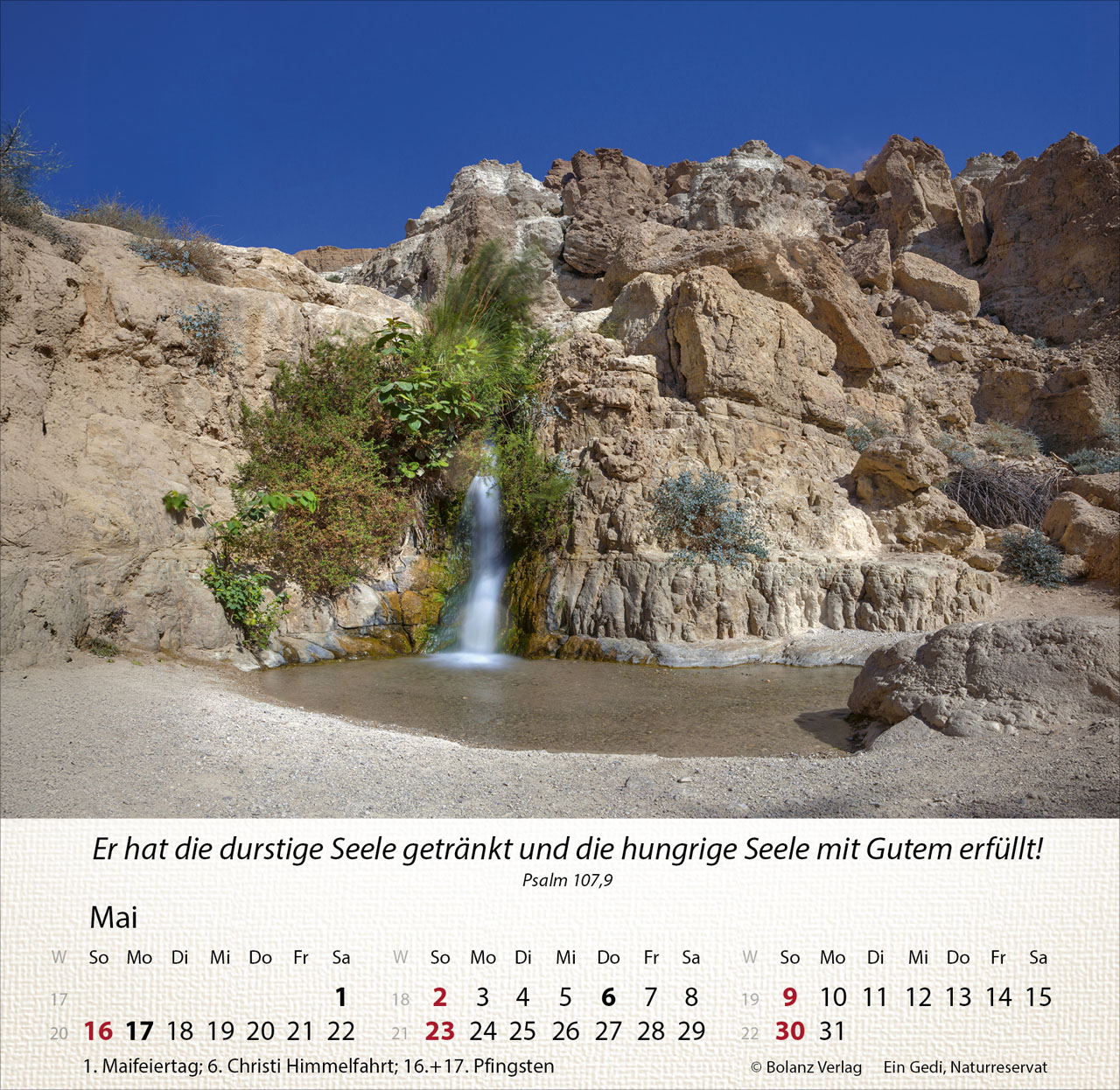 Israel Shalom 2027 – Tischkalender