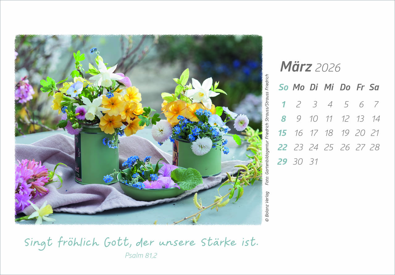 Die Güte Gottes preisen 2026 - Tischkalender