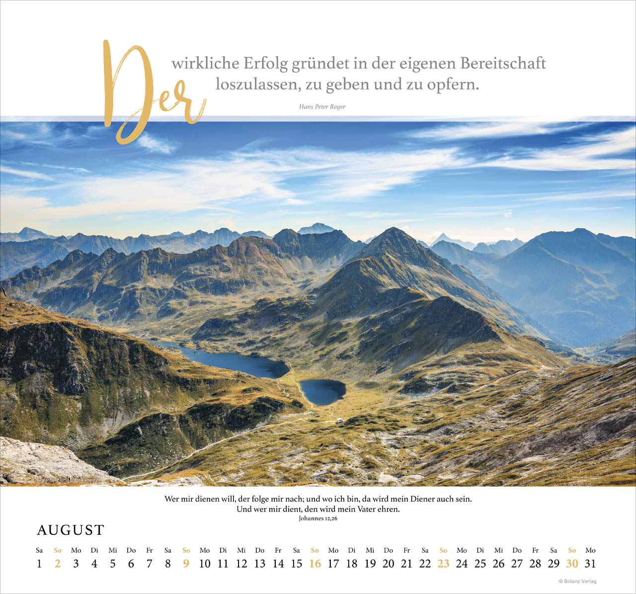Fels meiner Stärke -Wandkalender 2026 Fels meiner Stärke -Wandkalender 2026