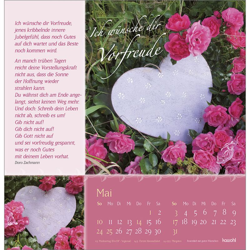 Rosenduft mit guten Wünschen 2026