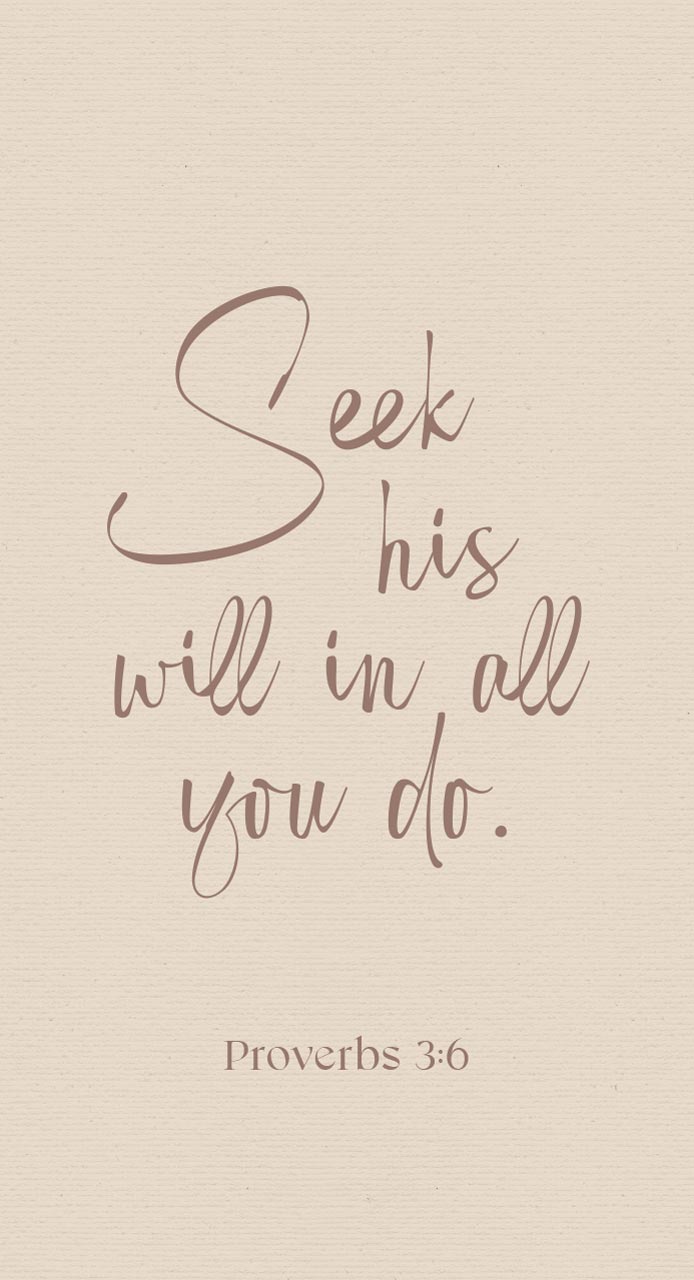 Metallschild Seek his will