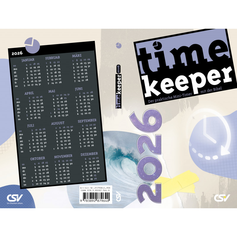 TimeKeeper 2026 - Taschenkalender