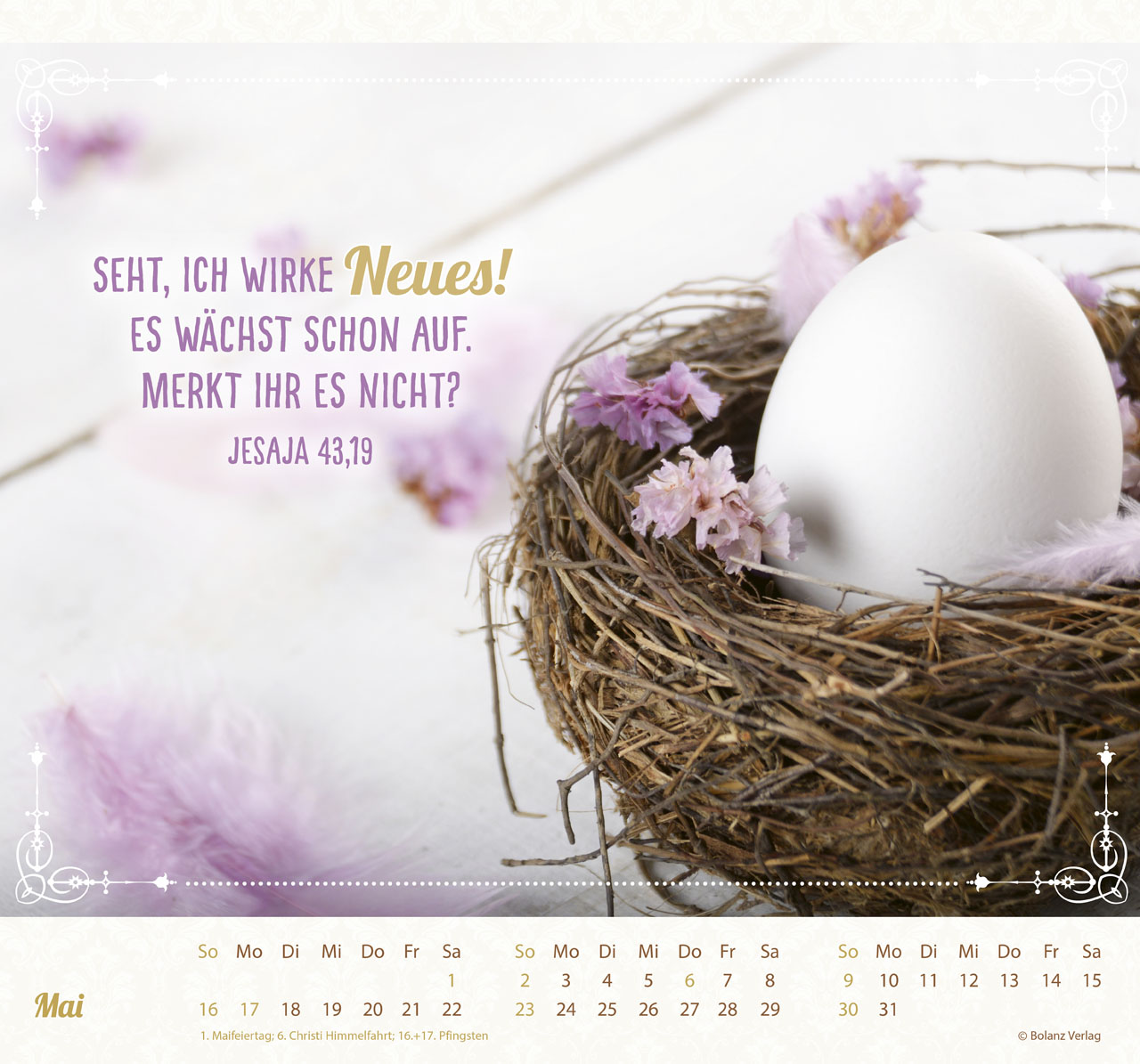 Am Anfang war das Wort 2027 – Wandkalender