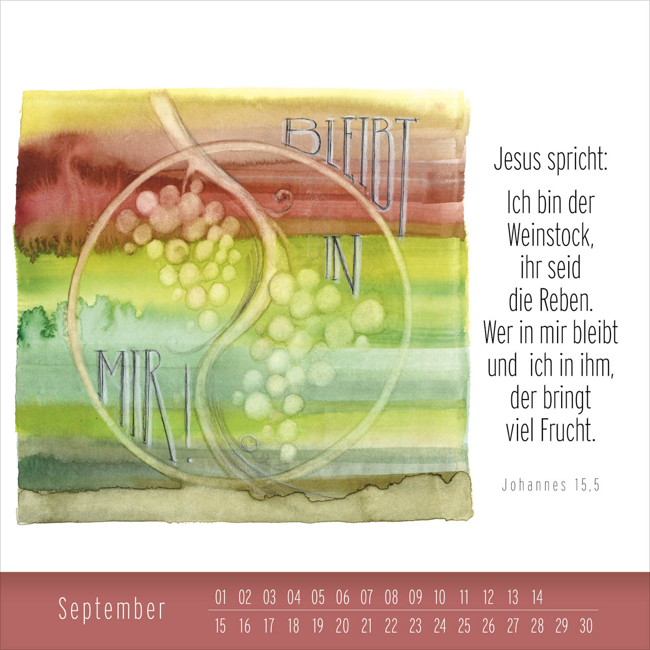Immerwährender Tischkalender Hoffnung und Leben