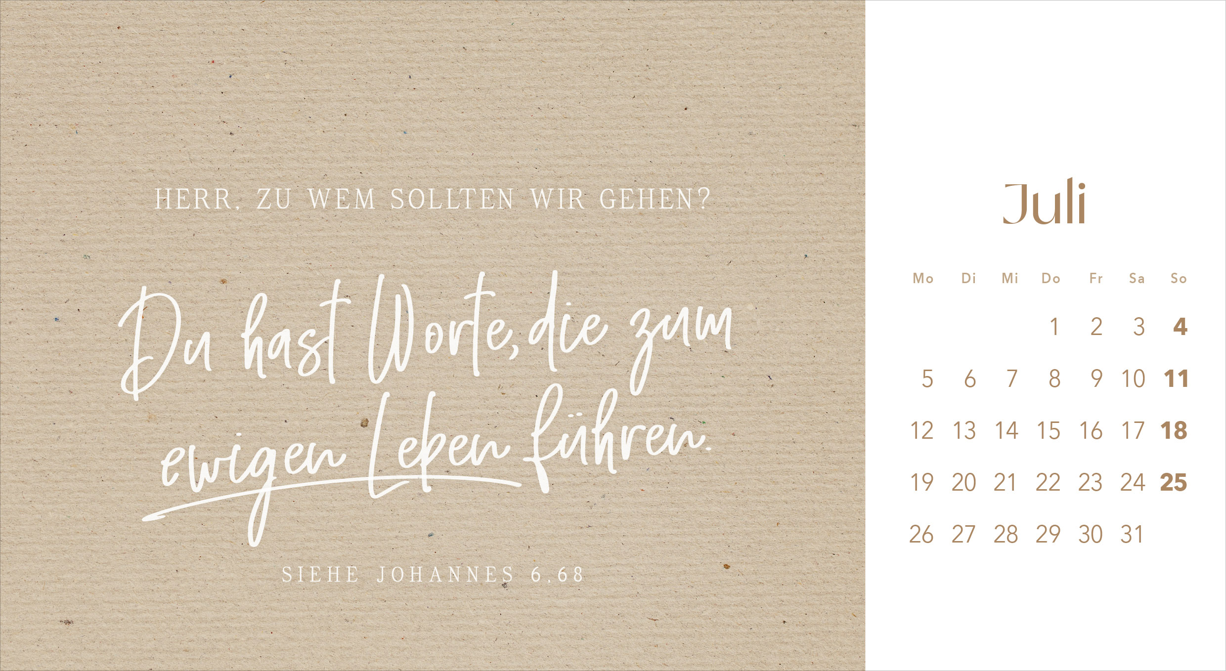 Leben in seiner Gegenwart 2027 – Postkartenkalender