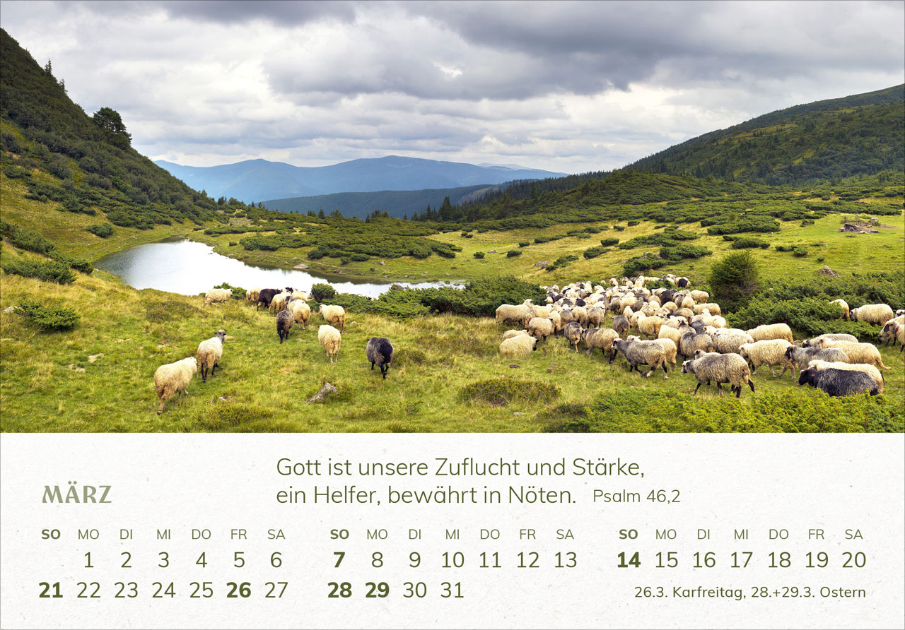 Mini-Panorama 2027 – Panorama-Tischkalender