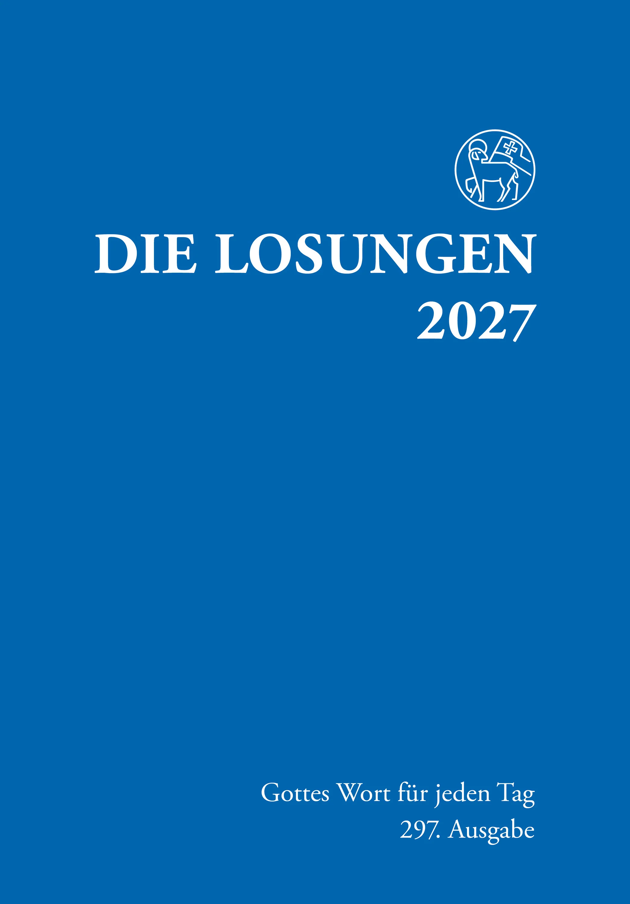 Losungen 2027 dunkelblau, Normalausgabe
