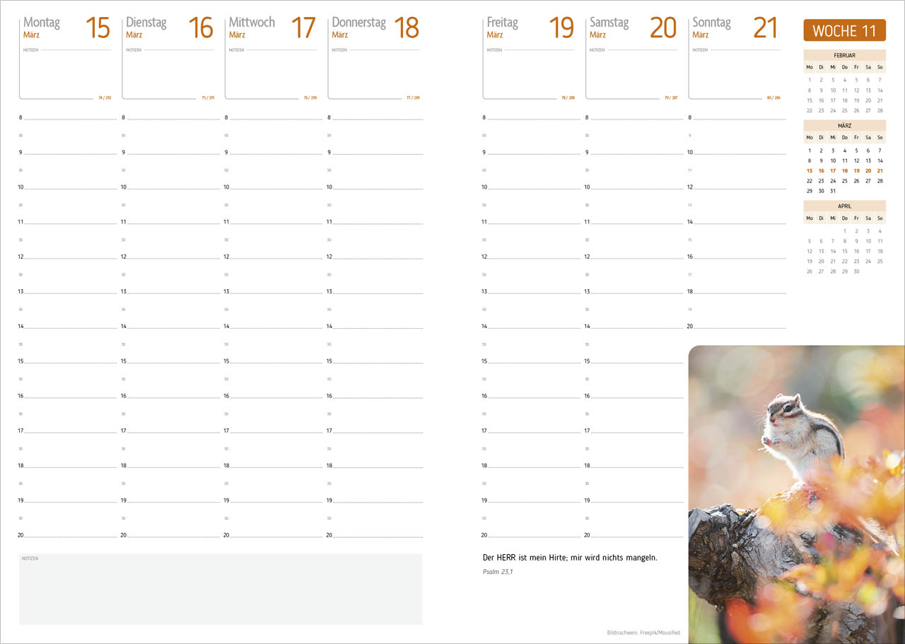 Agenda – Für jeden Tag 2027