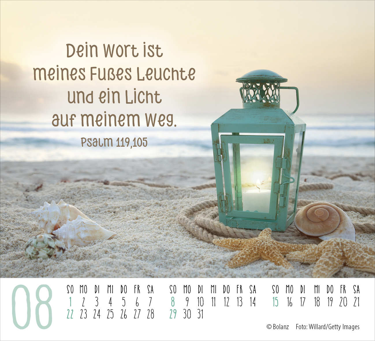 Atempause – Wohin du auch gehst 2027 – Minikalender