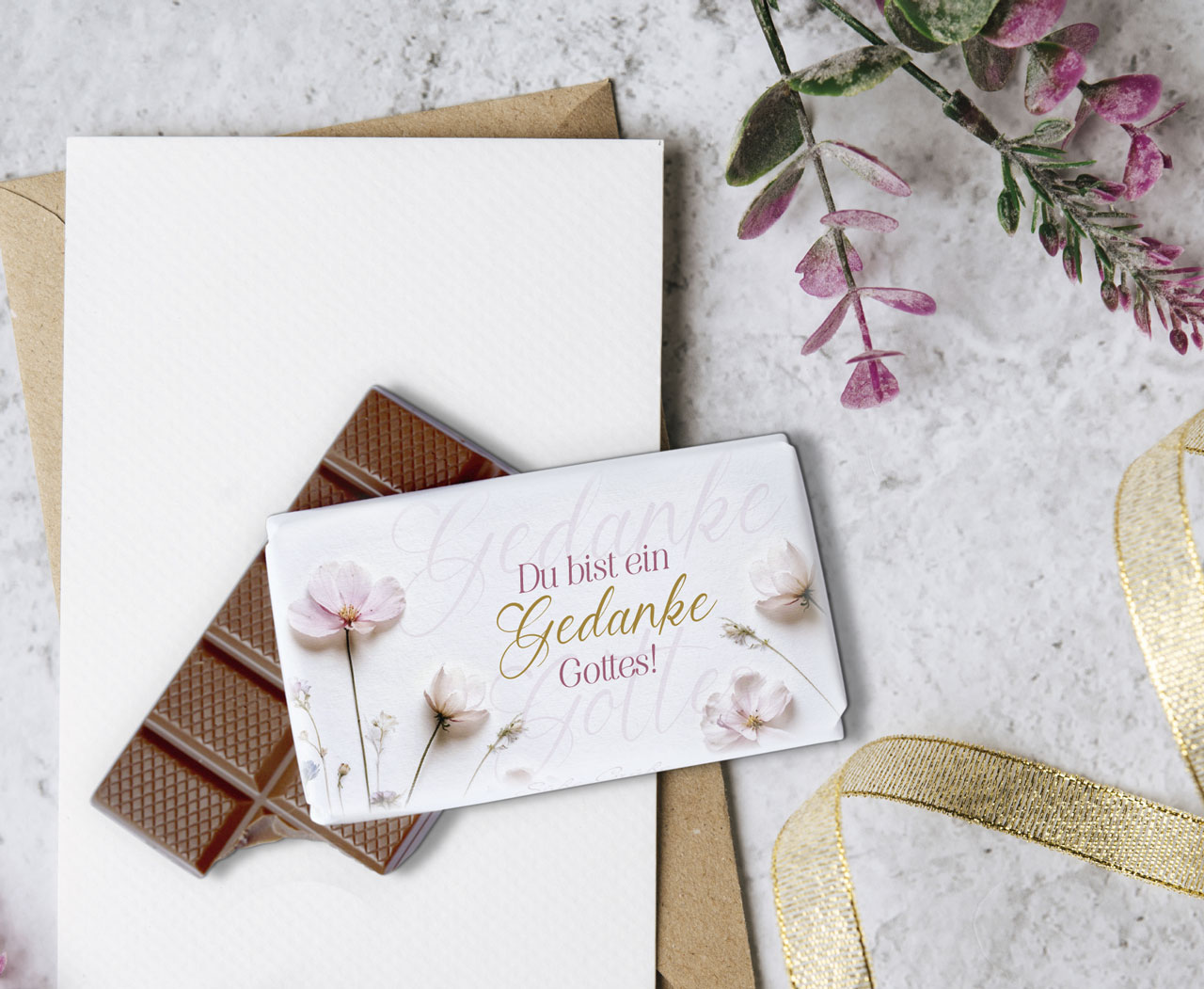 Schokolade Du bist ein Gedanke Gottes