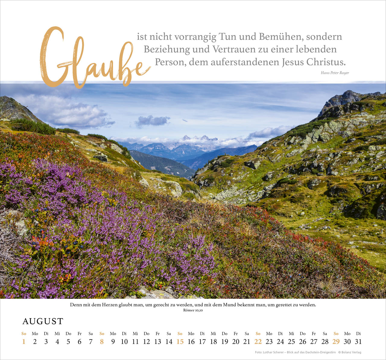 Fels meiner Stärke 2027 – Wandkalender