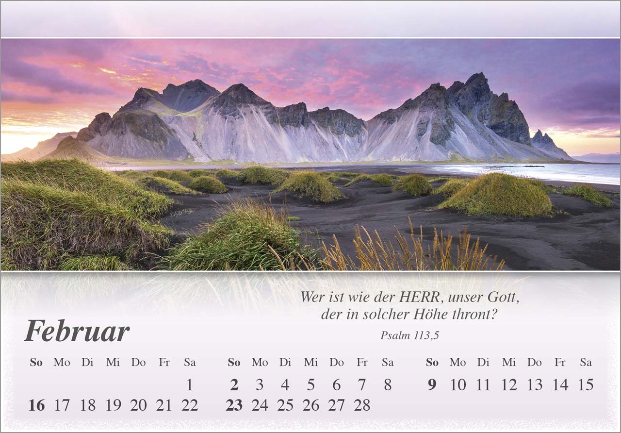 Mini Panorama Kalender