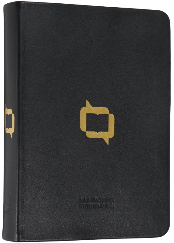 MacArthur Studienbibel – Schlachter 2000 (Softcover, schwarz, Goldschnitt)