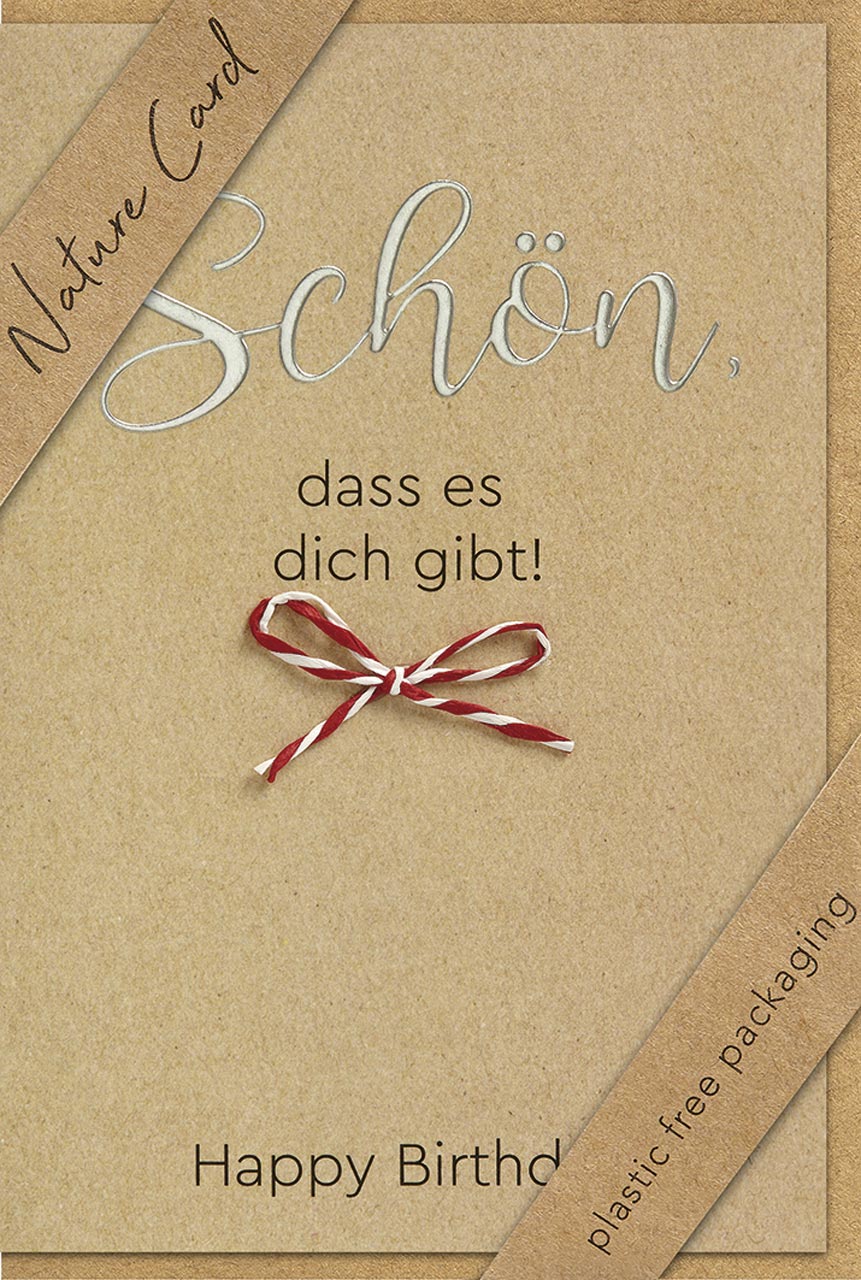 Faltkarte Schön, dass es dich gibt