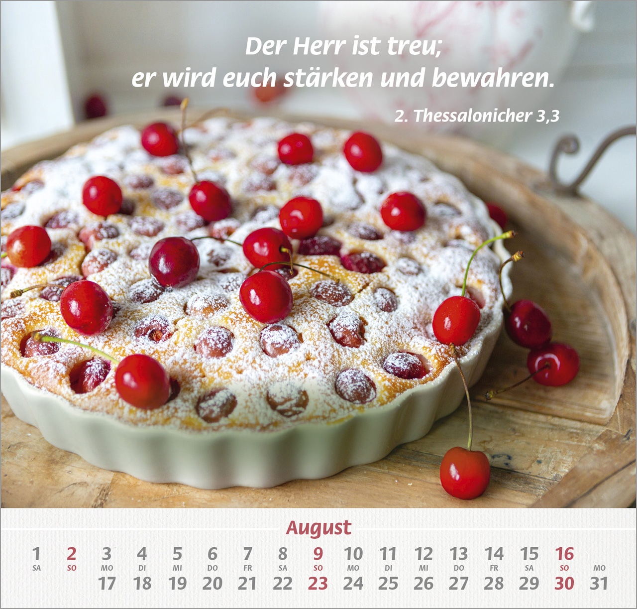 Denn du bist bei mir Wandkalender 2026