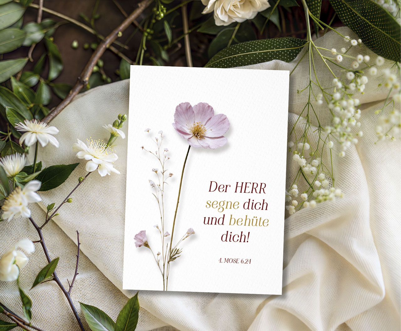 Postkarte Der Herr segne dich