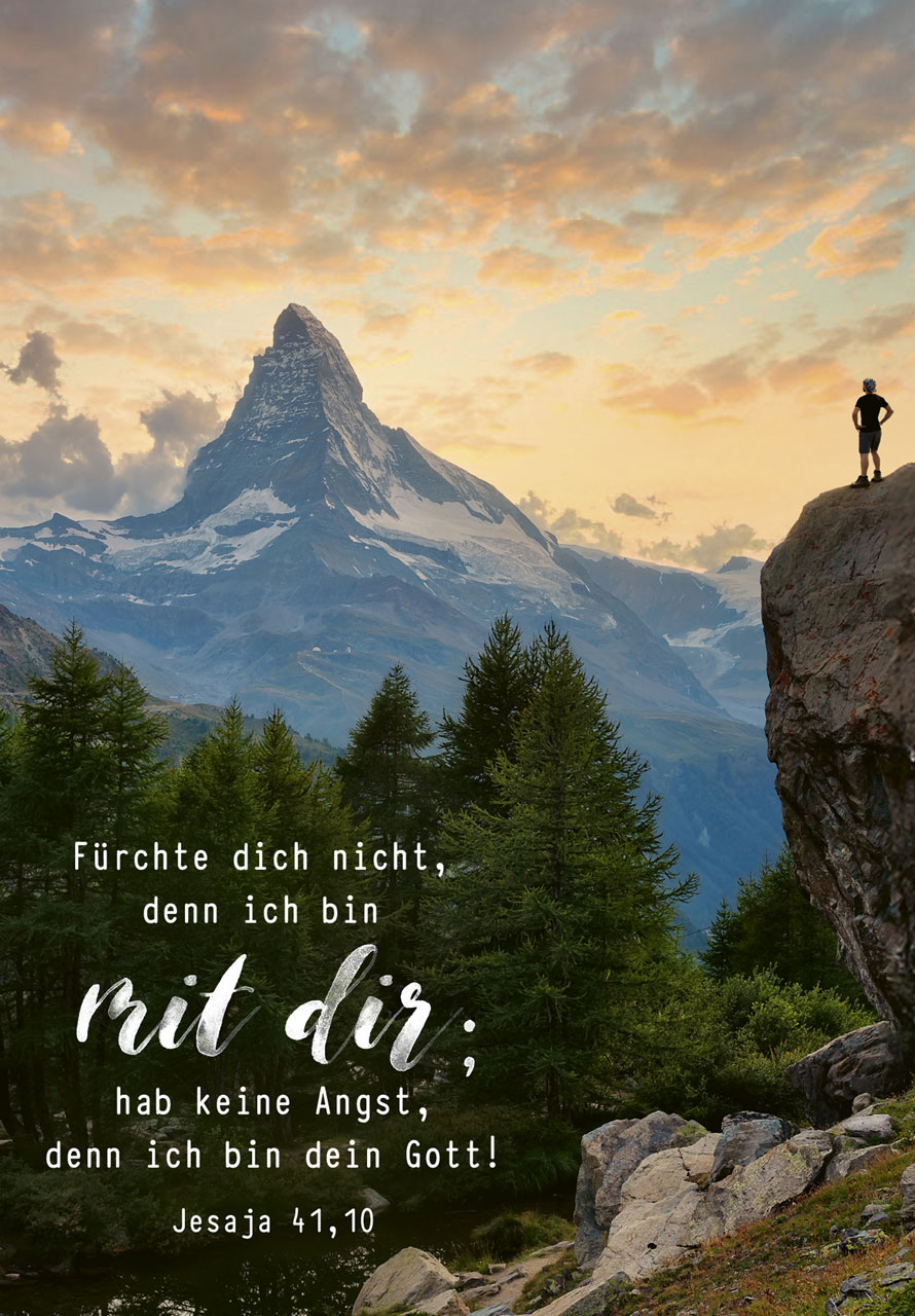 Poster Jahreslosung 2027 Berg A3