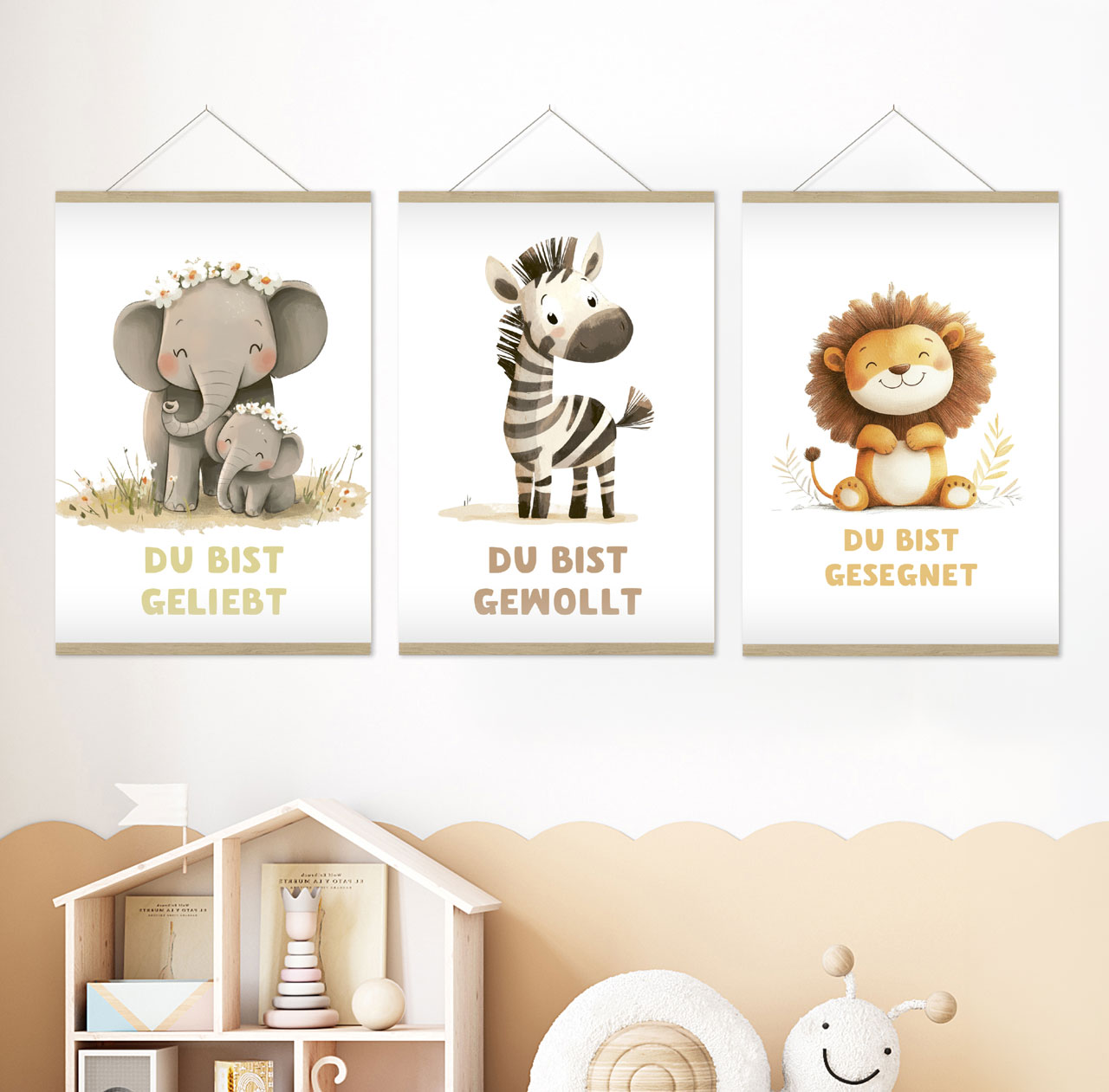 Poster Kindermotive A3 3er Set